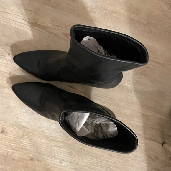 Stuart weitzman 75 leather stretch booties - Picture 6 of 9